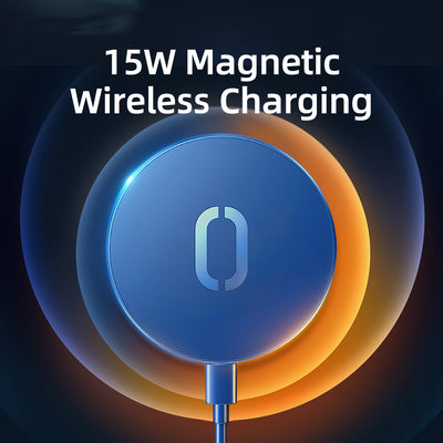 15W Magnetic Wireless Charger Compatible for iP 12 / Pro Max / Mini and for iP 11 / XS / X