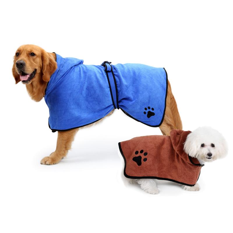 Super Absorbent Bath Towel Dogs and Cats Bathrobe