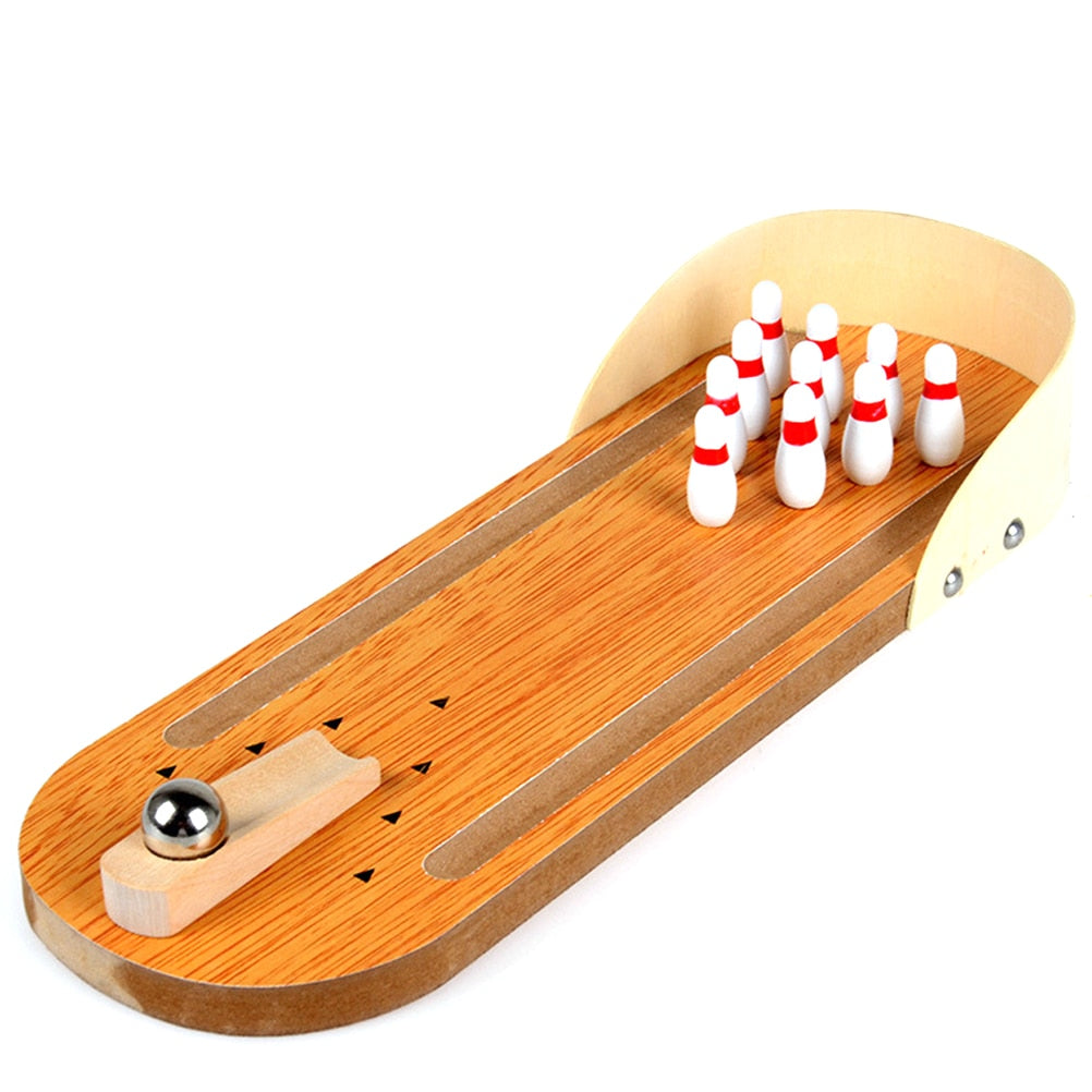 Wooden Mini Bowling Set 