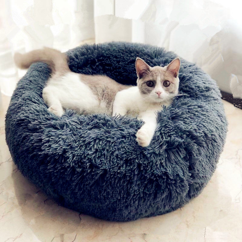 Ultra Soft Round Bed for Cats and Dogs