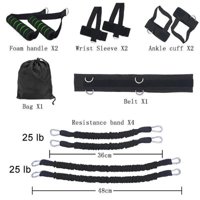 Resistance Bands, Multi-Sport Jump & Strength Builder