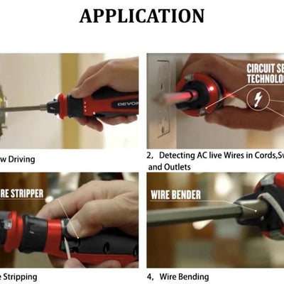 Multifunctional Rechargeable Cordless Screwdriver